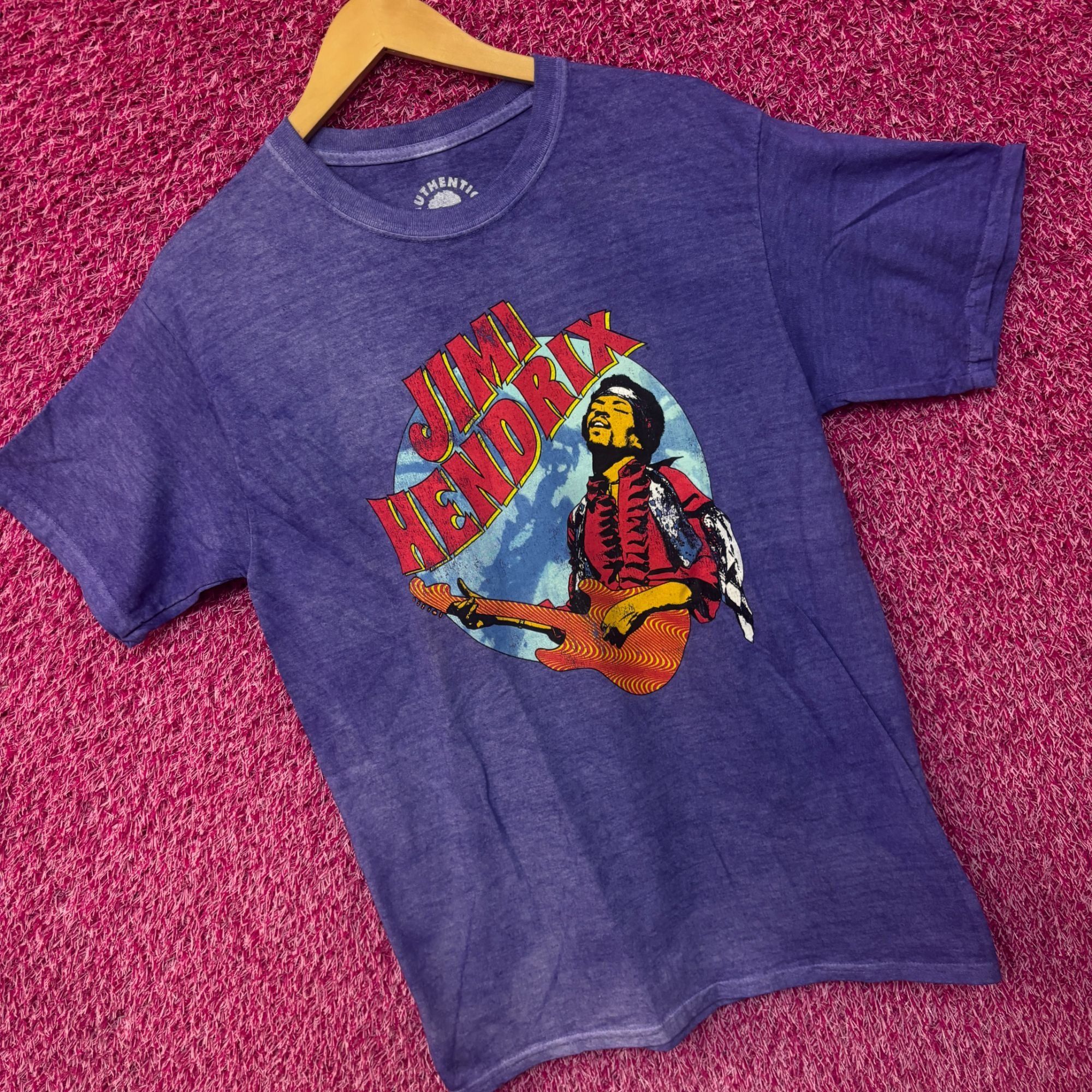 Jimi Hendrix Jimi Hendrix Shredding at Woodstock Psychedelic Rock Tee M Size US M / EU 48-50 / 2 - 3 Thumbnail