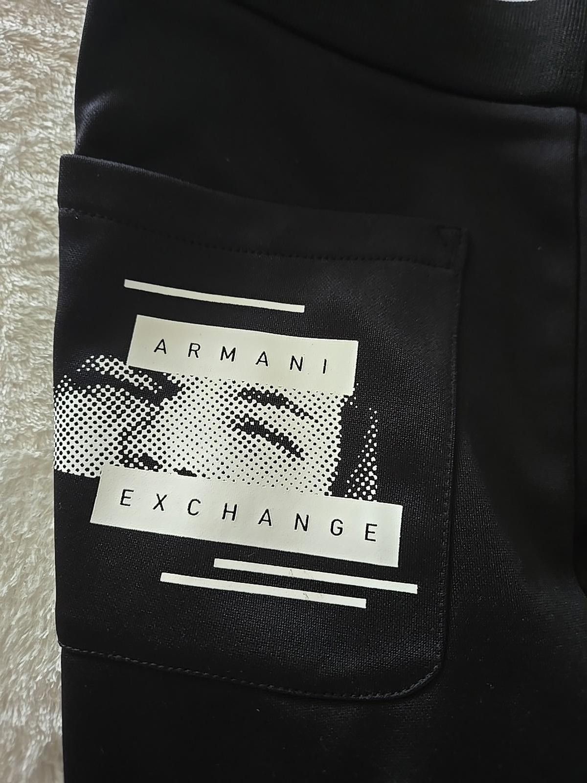 Armani Exchange Armani Exchange Mens S Jogger Pants 30x28 Black Athletic New Size US 30 / EU 46 - 4 Thumbnail