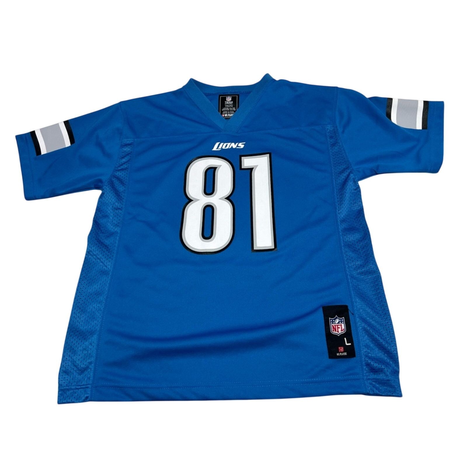 NFL New Rare 2012 Youth Detroit Lions Calvin Johnson Jersey Size US M / EU 48-50 / 2 - 1 Thumbnail