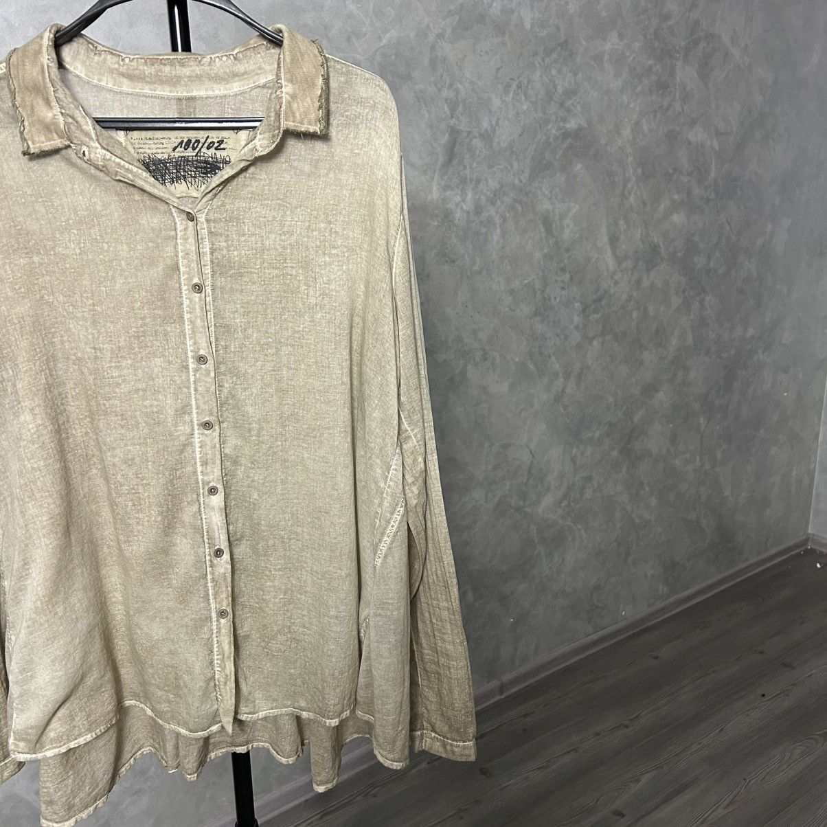 Rundholz Rundholz Avantgarde Button Front Shirt In Walnut Cloud Brown Size S / US 4 / IT 40 - 8 Thumbnail