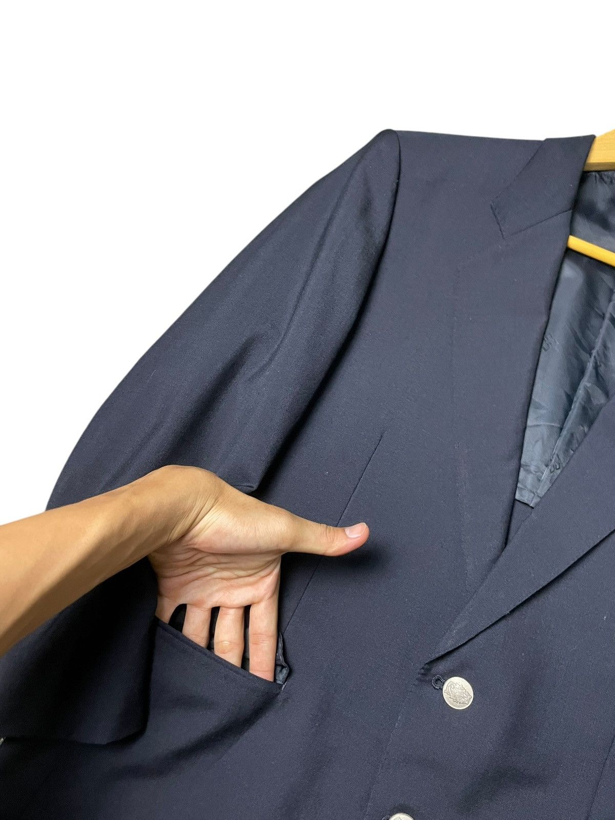 DAKS × Japanese Brand × Vintage VINTAGE DAKS ENGLAND LIGHT BLAZER (85) Size US XXS / EU 40 - 4 Thumbnail