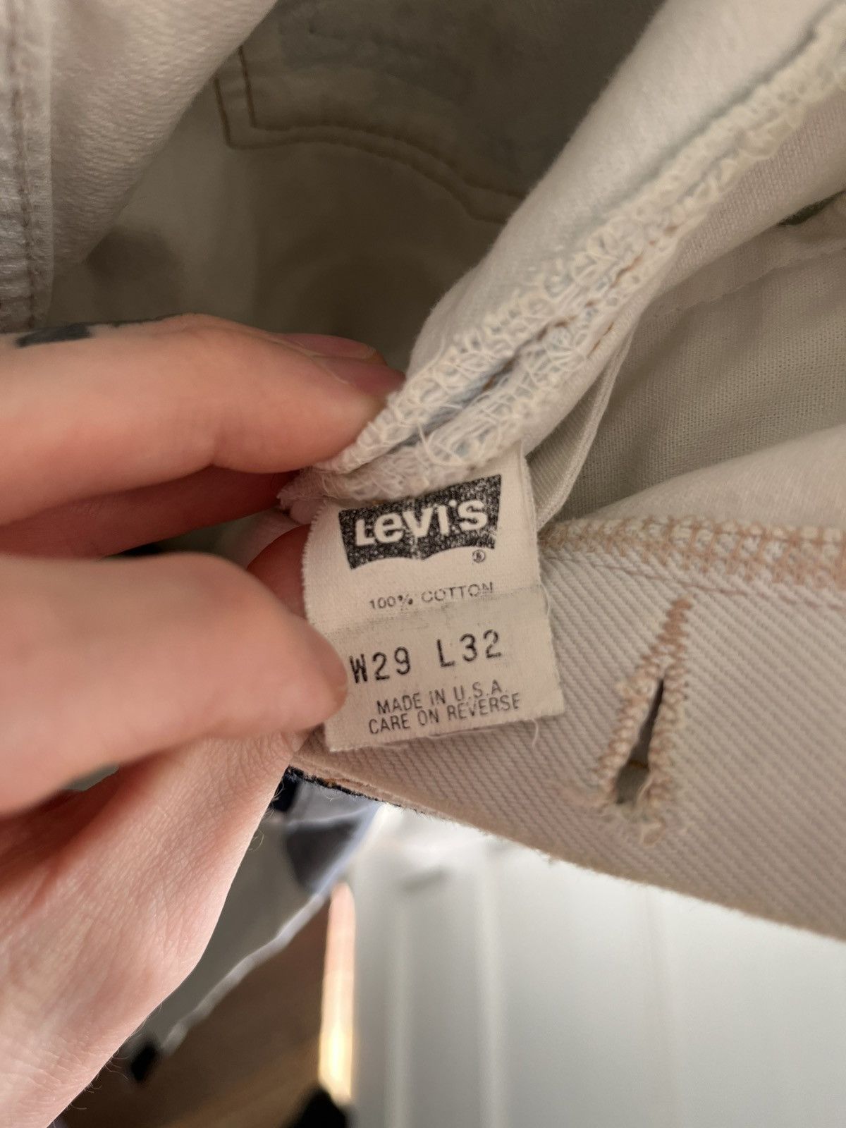 Off-White Off White x Levis Patchwork Vintage Denim Size US 29 - 13 Thumbnail