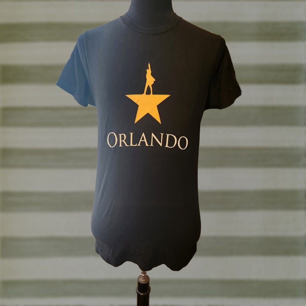 Hamilton Hamilton Official Black T Shirt, Broadway,Musical, Orlando, Size Medium, Mens, Cotton, Short Sleeve, Crew Neck, Graphic Print, Rare Size US M / EU 48-50 / 2 - 1 Thumbnail
