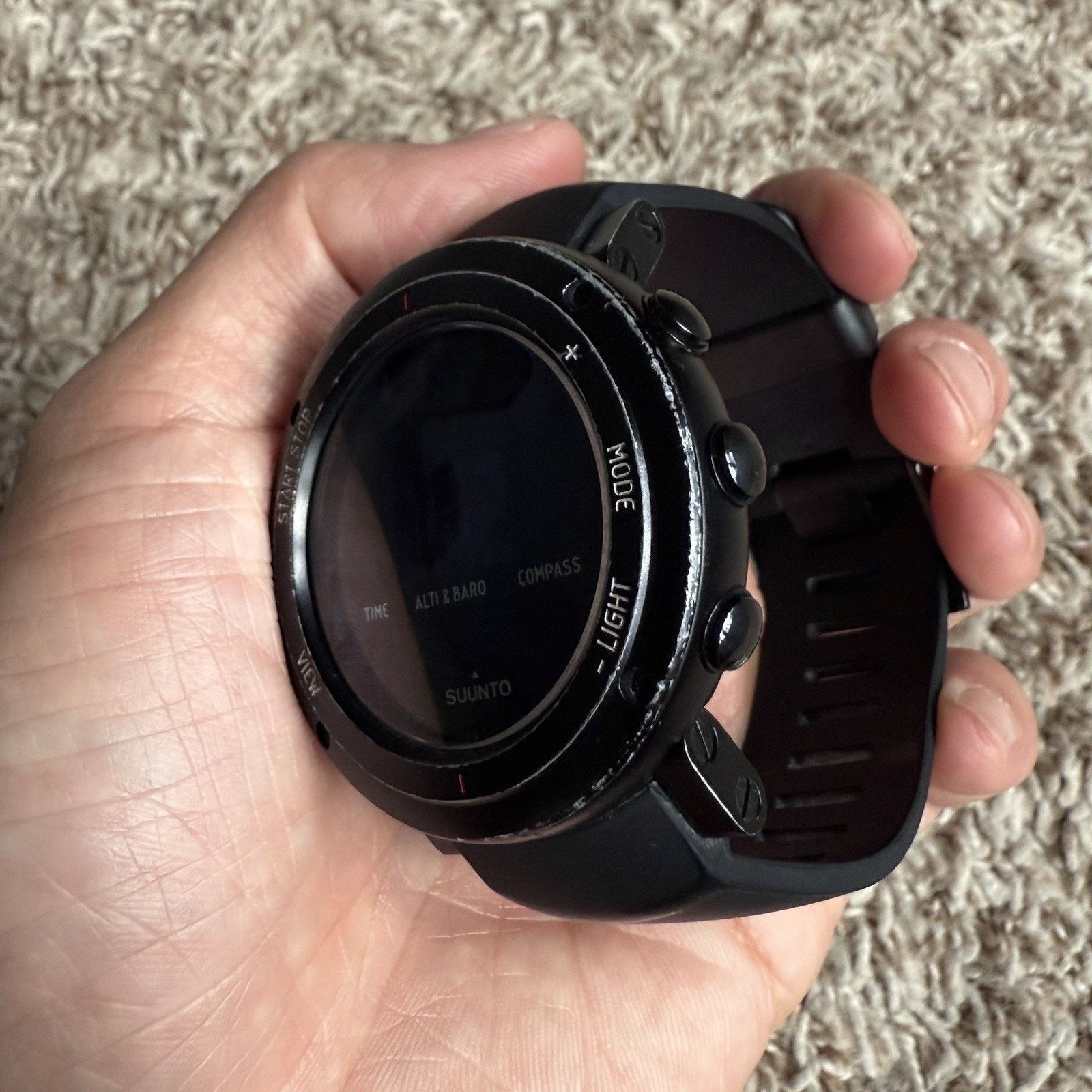 Other Suunto Core All Deep Black Wrist Watch Compass Altimeter 48 Size ONE SIZE - 3 Thumbnail