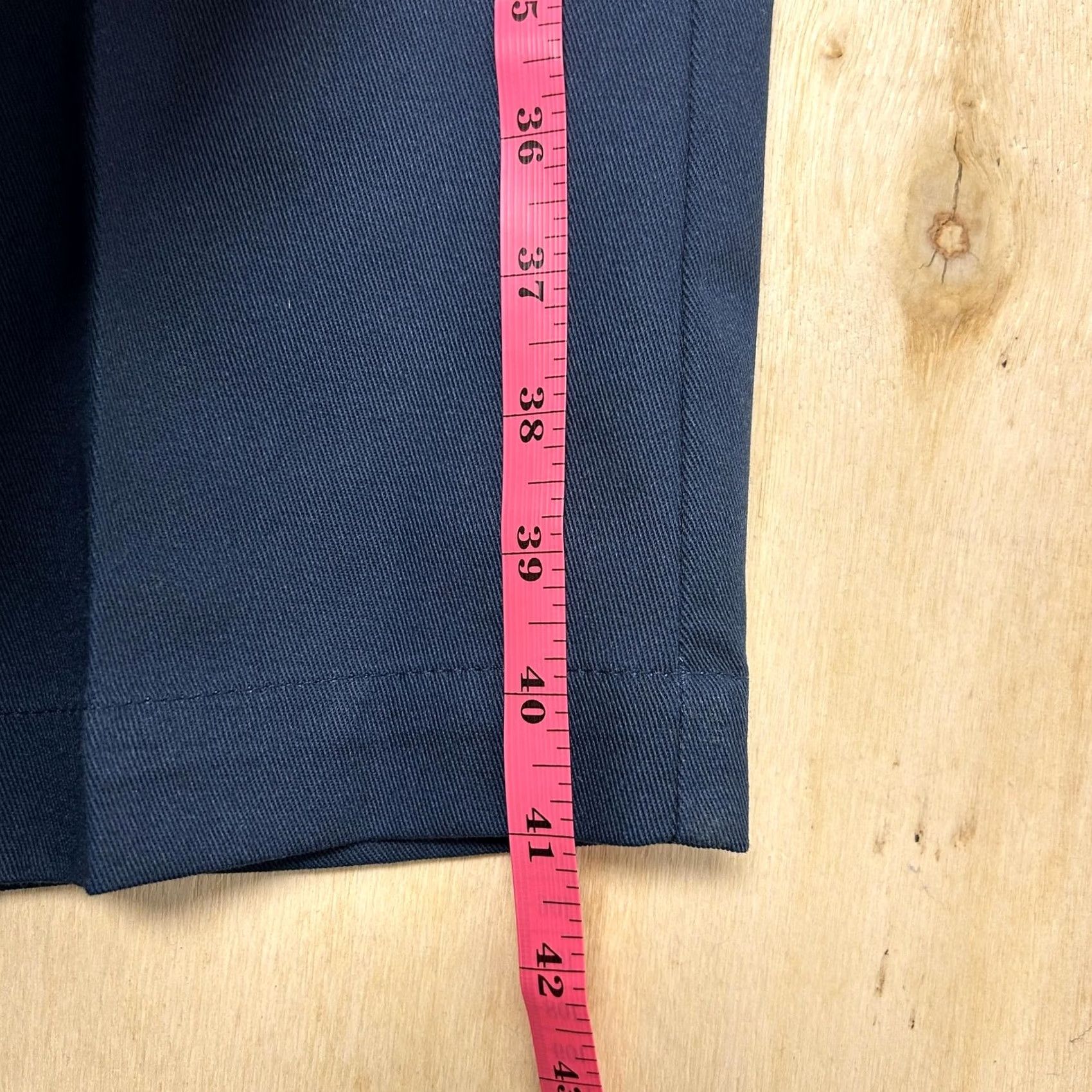 Dickies Dickies Pants Mens 36x29 Blue Chino Straight Leg Classic Fit Workwear Twill Size US 36 / EU 52 - 6 Thumbnail