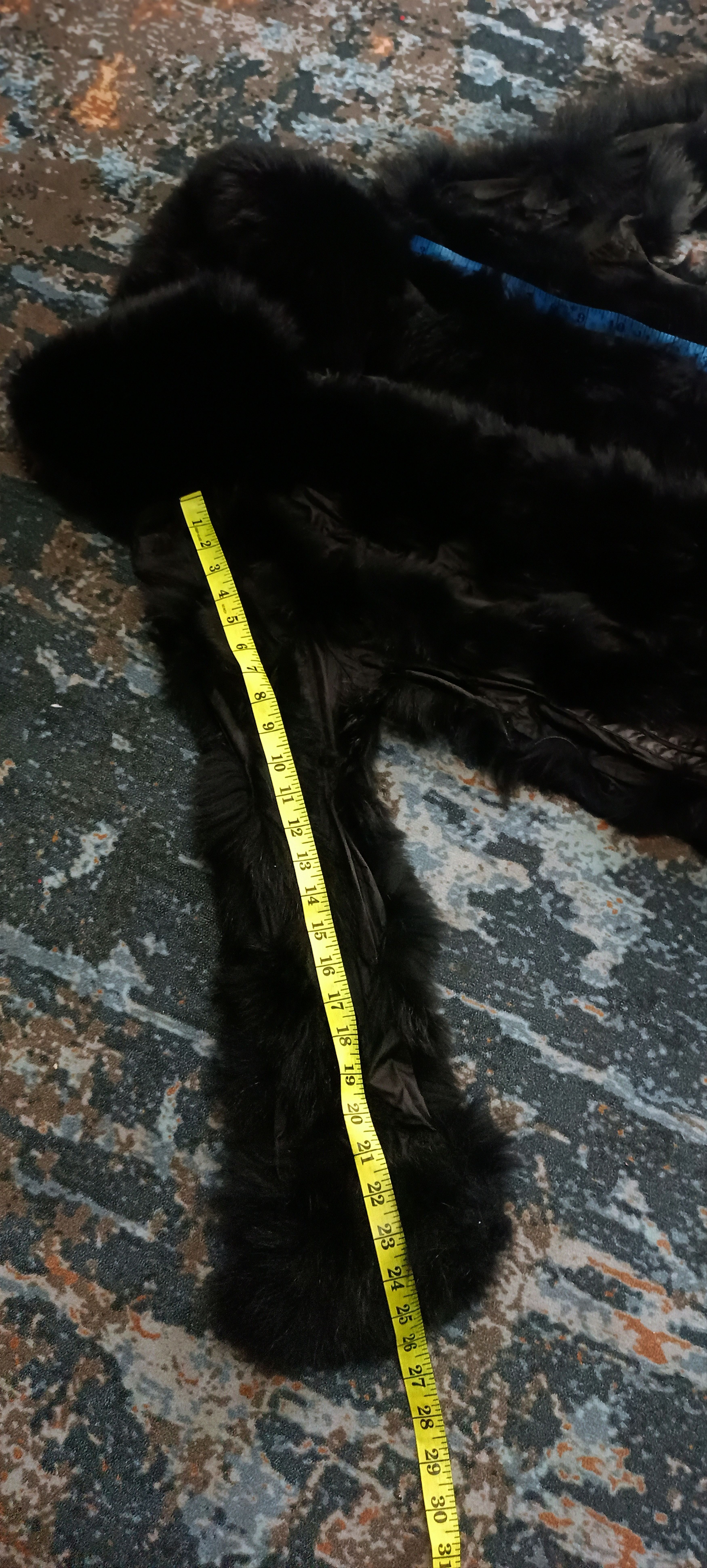 Designer RARE🔥🔥 Vintage Vertical Fur Coat Black Size L / US 10 / IT 46 - 12 Thumbnail