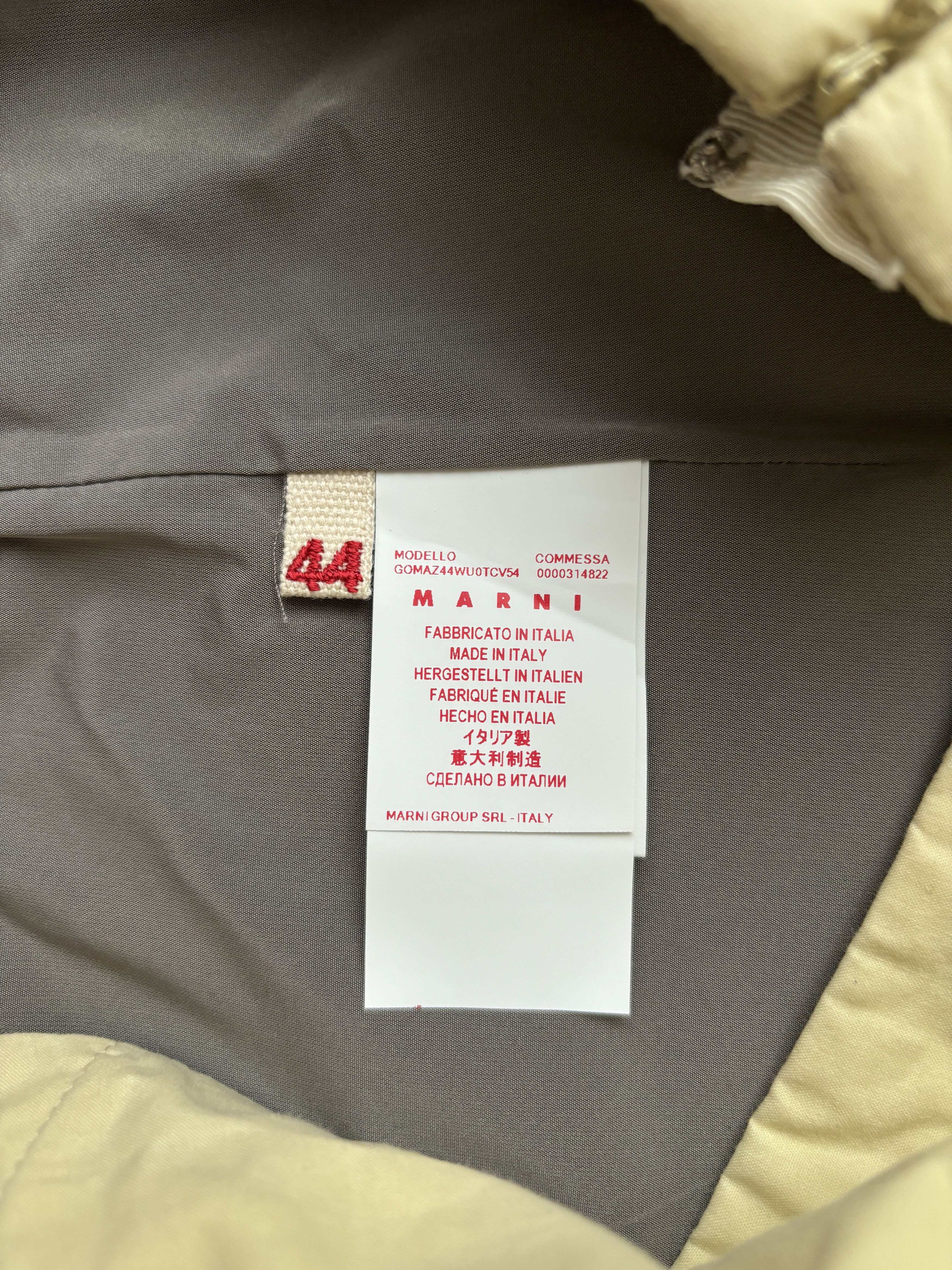 Marni ⚡️QUICK SALE⚡️Marni Beige Waxed Cotton Skirt Size 34" / US 12 / IT 48 - 5 Thumbnail