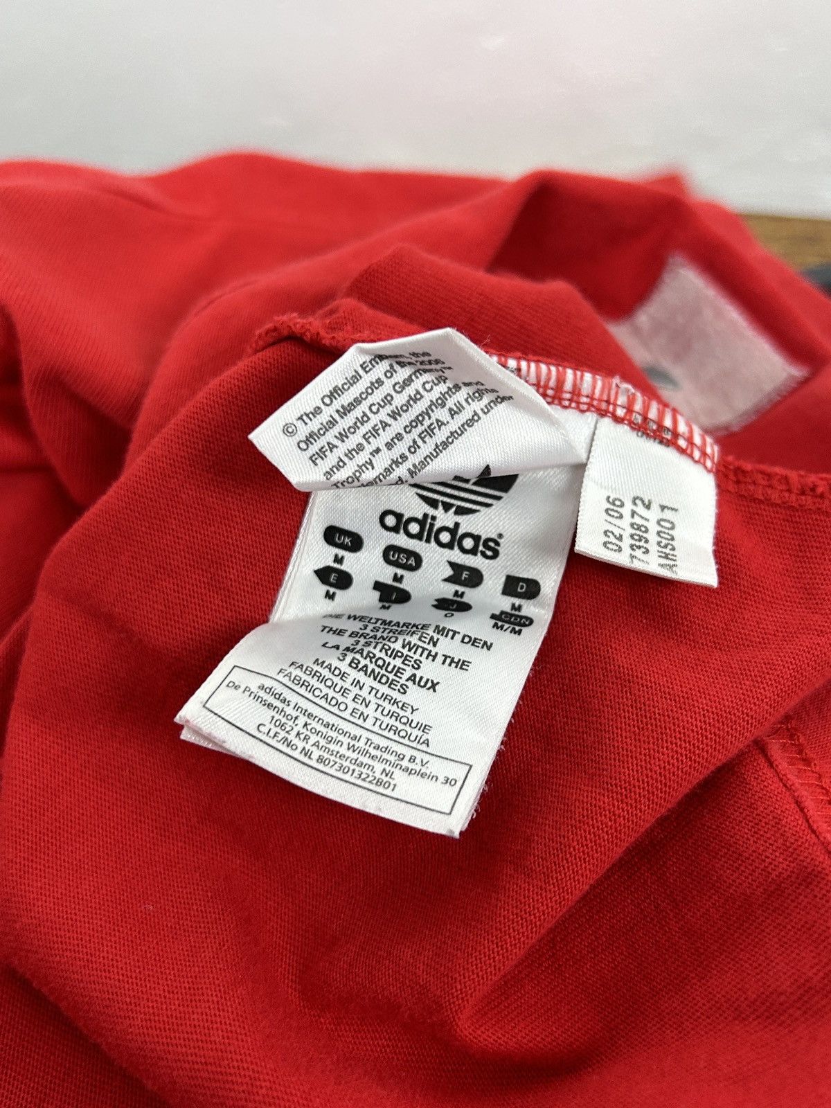 Adidas Vintage Adidas England 2006 World Cup Fifa WC Cotton T-Shirt Size US M / EU 48-50 / 2 - 8 Thumbnail