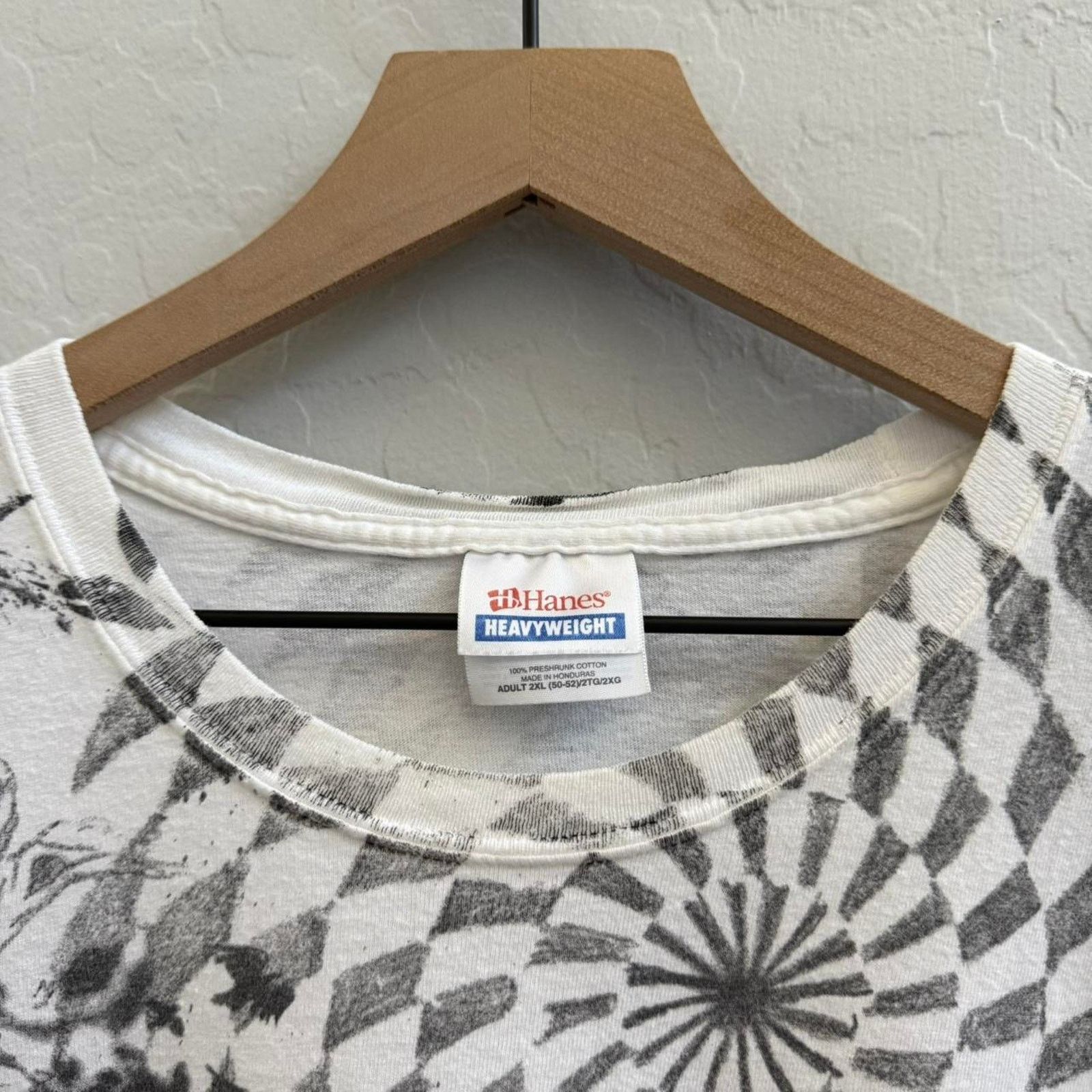 Hanes Vintage y2k Sketched Drawn AOP T-Shirt Hand Drawn Size US XXL / EU 58 / 5 - 5 Thumbnail