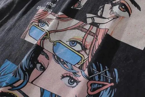 Japanese Brand Stop Thinking Oversized T-shirt Anime Cartoon Japanese Brand Size US L / EU 52-54 / 3 - 5 Thumbnail
