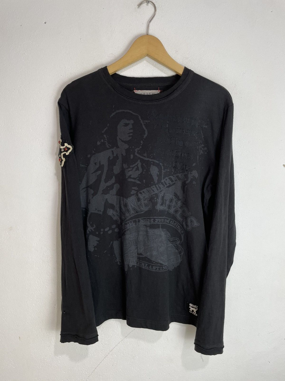 GOA Nine Lives gothic cross longsleeve Size US M / EU 48-50 / 2 - 1 Thumbnail