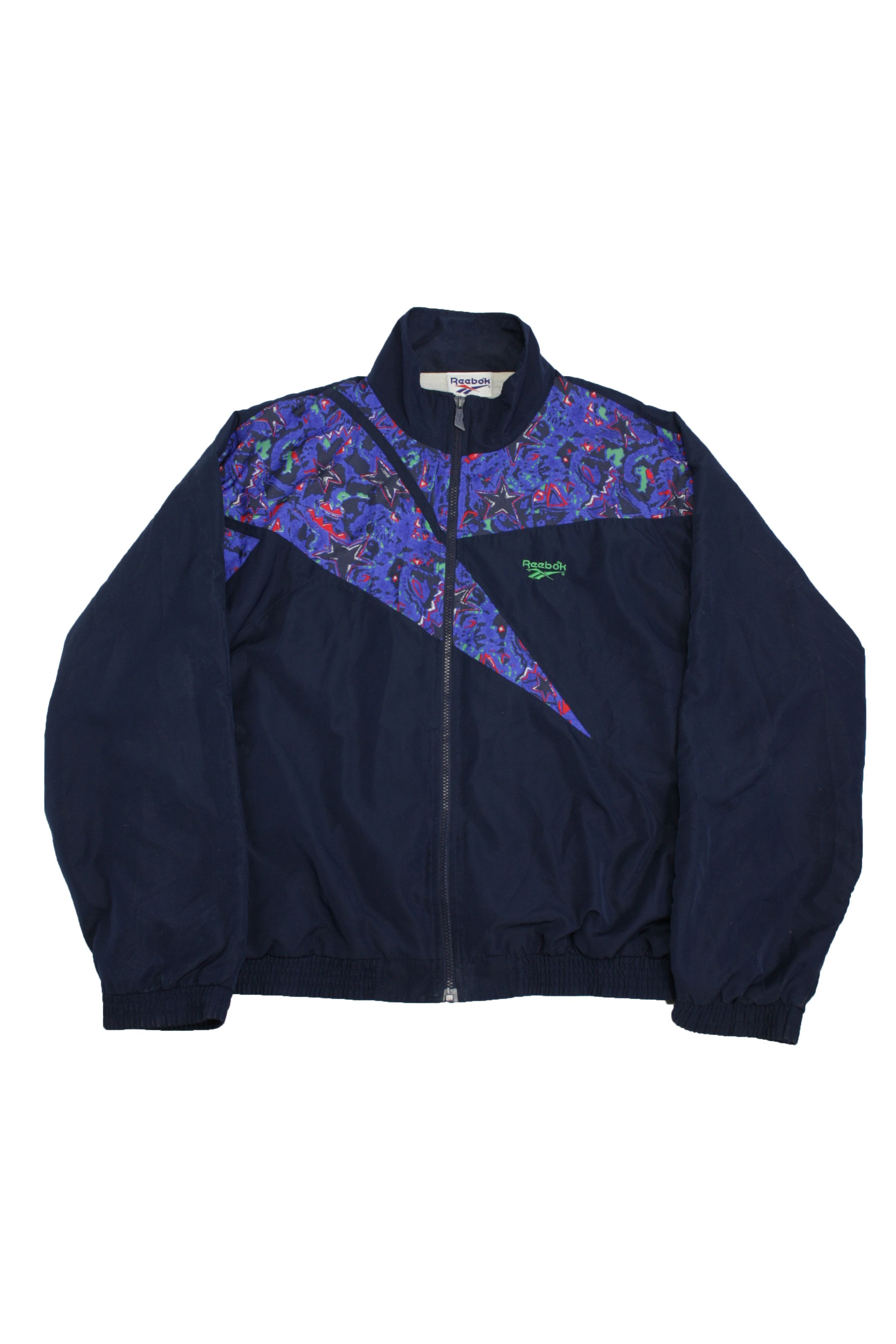 Reebok × Vintage Reebok 90s Vintage Oversized Tracksuit Windbreaker Jacket Size US L / EU 52-54 / 3 - 1 Thumbnail