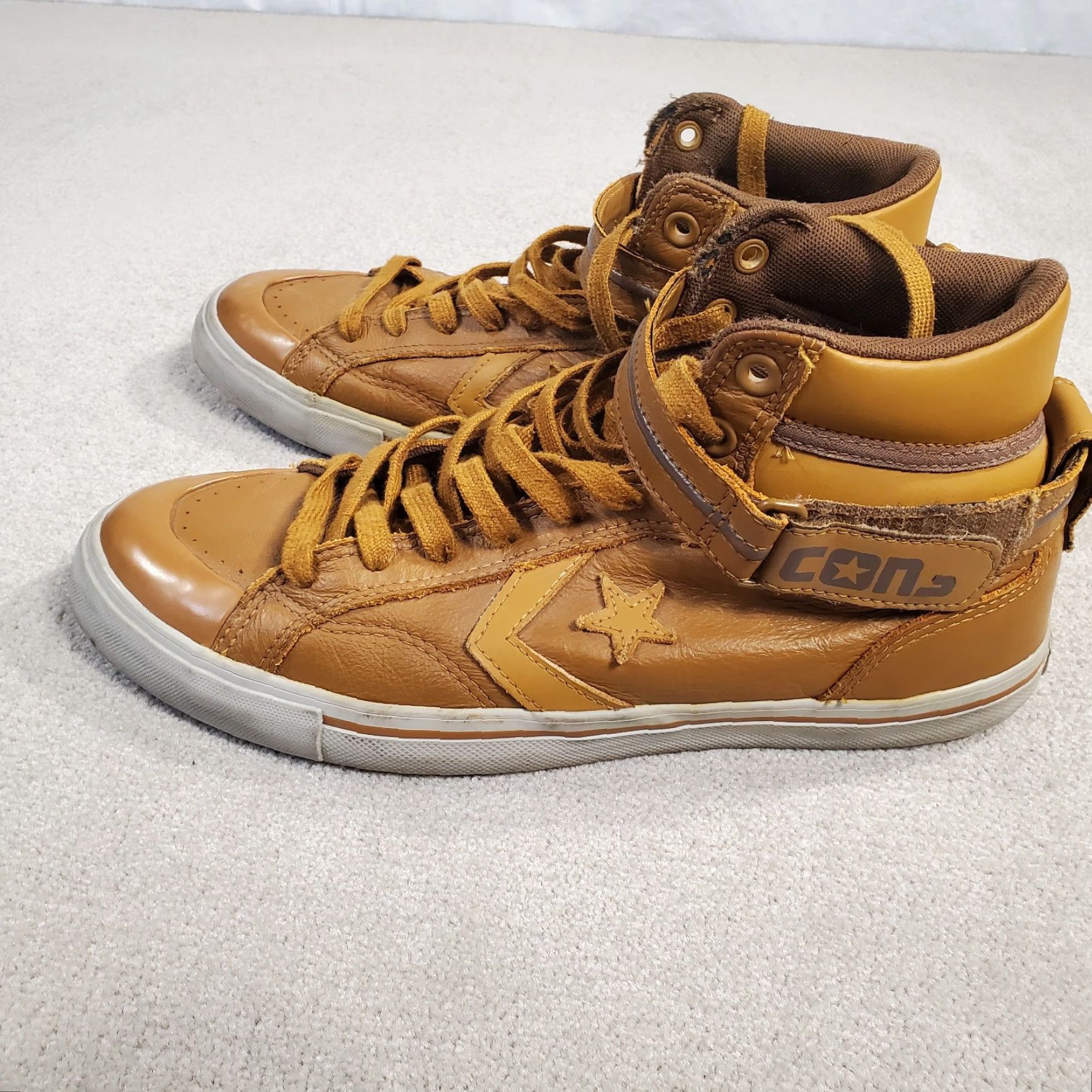 Converse Converse Pro Blaze Plus Mid Shoes Mens 9 Womens 11 Brown Leather Sneaker 149747C Size M / US 6-8 / IT 42-44 - 7 Thumbnail
