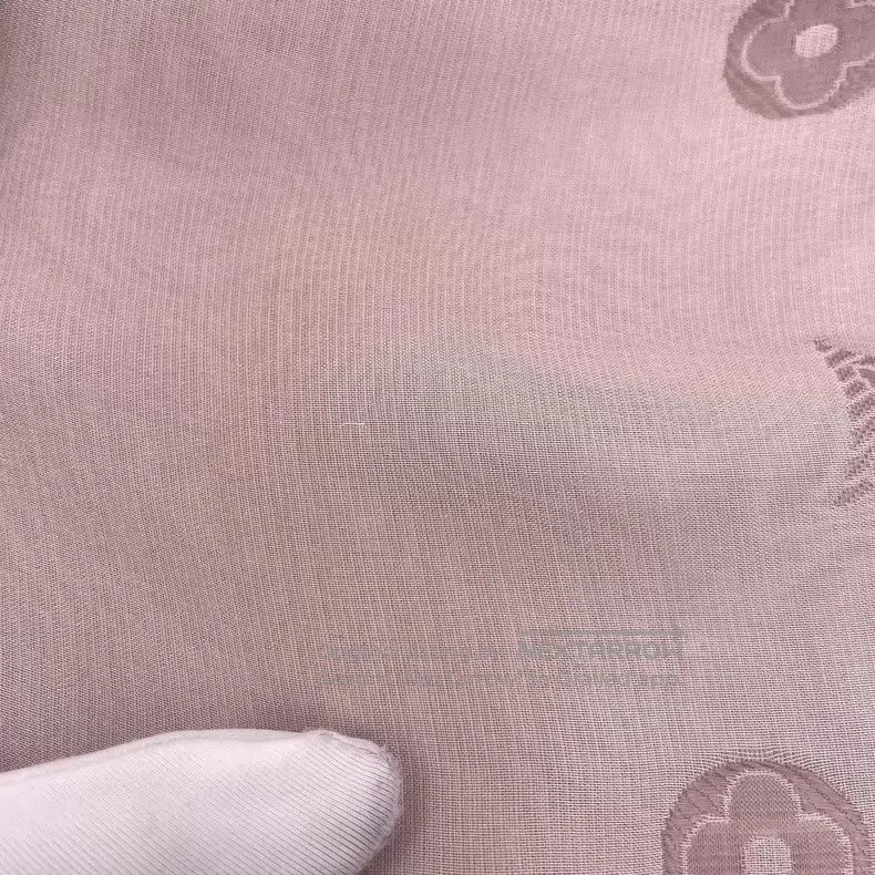Louis Vuitton Louis Vuitton Grey Silk Scarf Size ONE SIZE - 9 Thumbnail