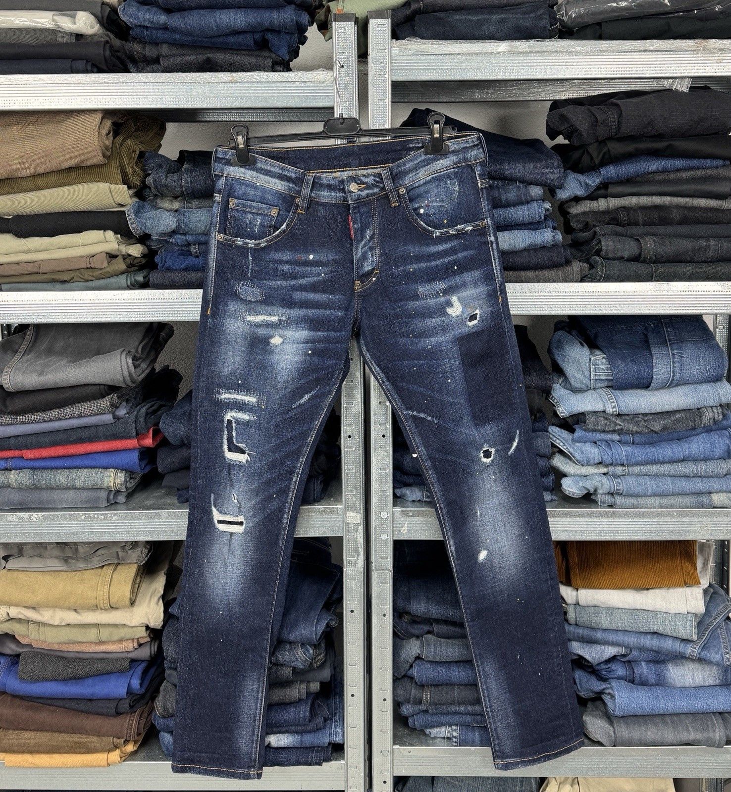 Dsquared2 Dsquared2 Skinny Dan Jean Distressed Jeans Size 46 Size US 30 / EU 46 - 1 Thumbnail