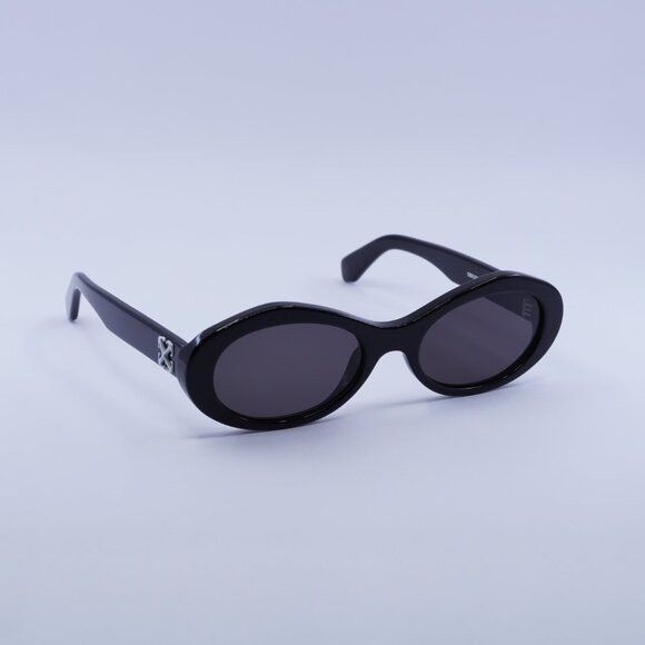 Off-White 🕶️New Off-White OERI13G EDISON 1007 Sunglasses - Black Size ONE SIZE - 4 Thumbnail