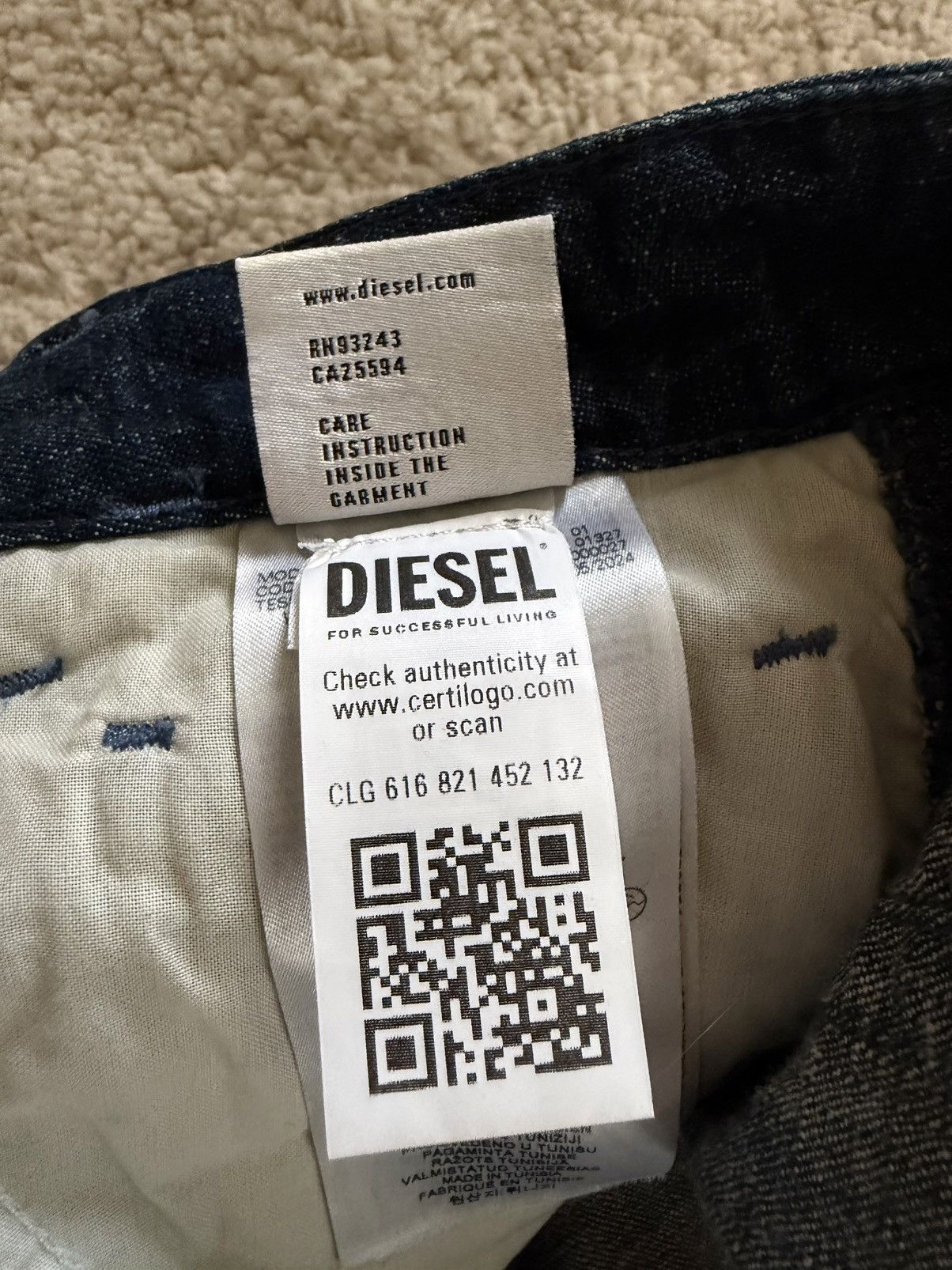 Diesel Diesel Baggy Jeans Size US 32 / EU 48 - 11 Thumbnail