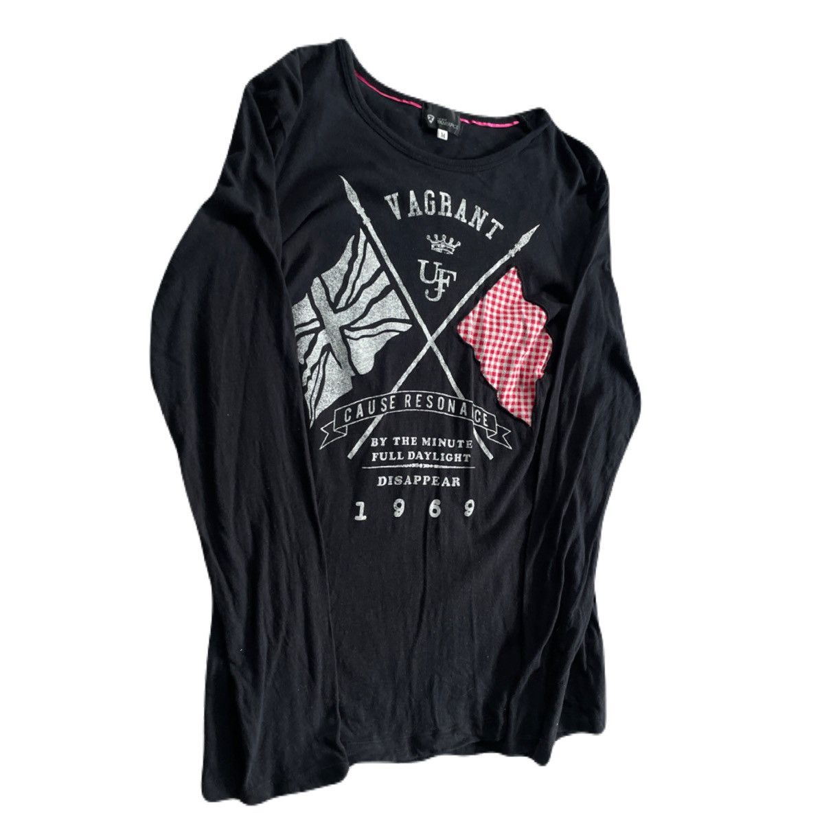 If Six Was Nine 2000s Japanese archive Vkei Gothic Graphic Long Sleeve Tee Size US S / EU 44-46 / 1 - 3 Thumbnail