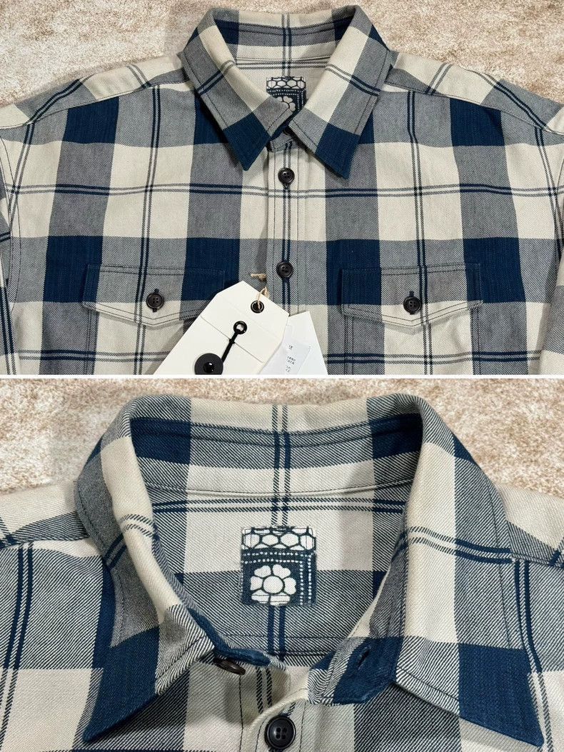 Visvim Visvim ICT Lumber Shirt with Indigo Check Pattern-2506 Size US L / EU 52-54 / 3 - 5 Thumbnail
