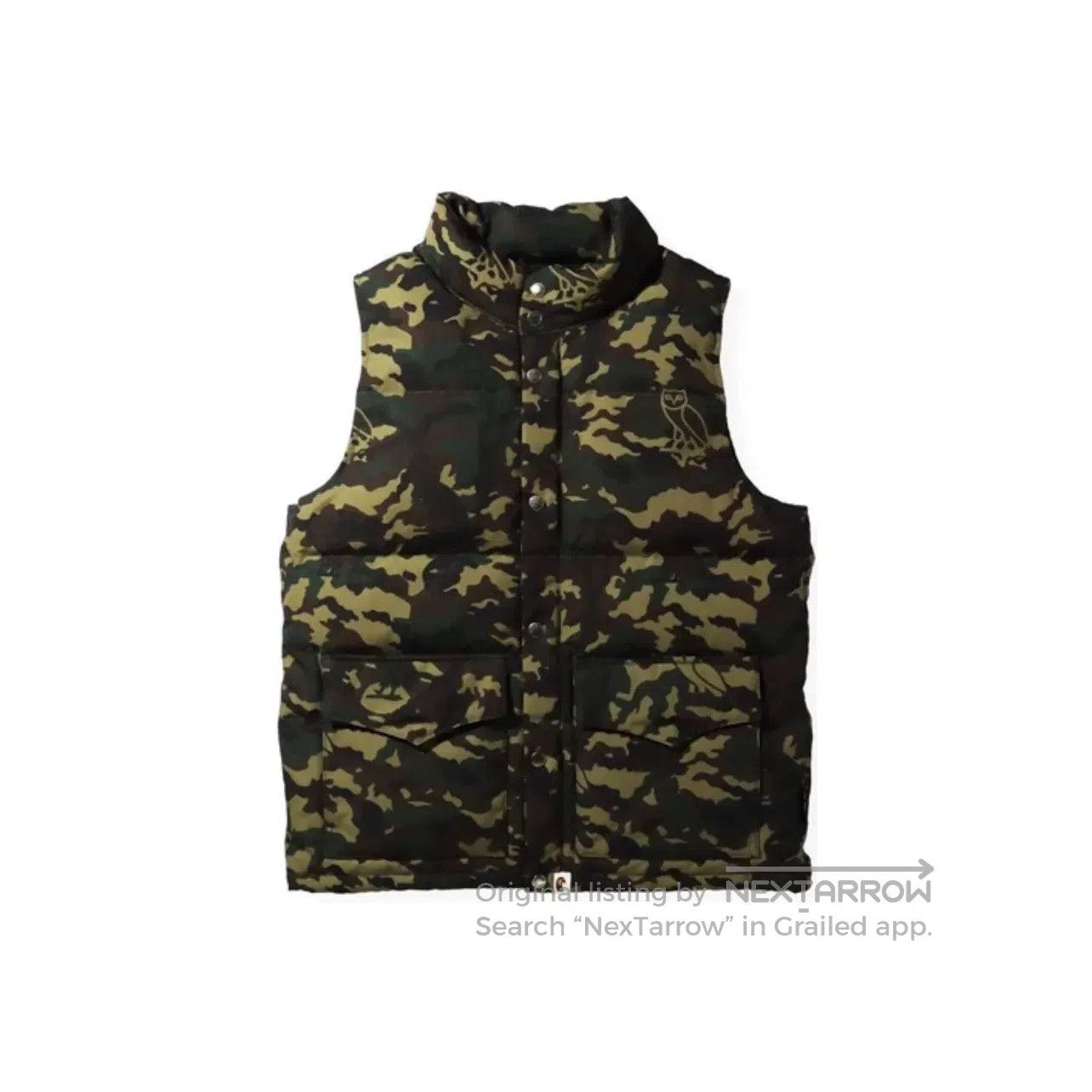 Bape BAPE BAPExOVO Camouflage Puffer Vest. Size US XL / EU 56 / 4 - 7 Thumbnail