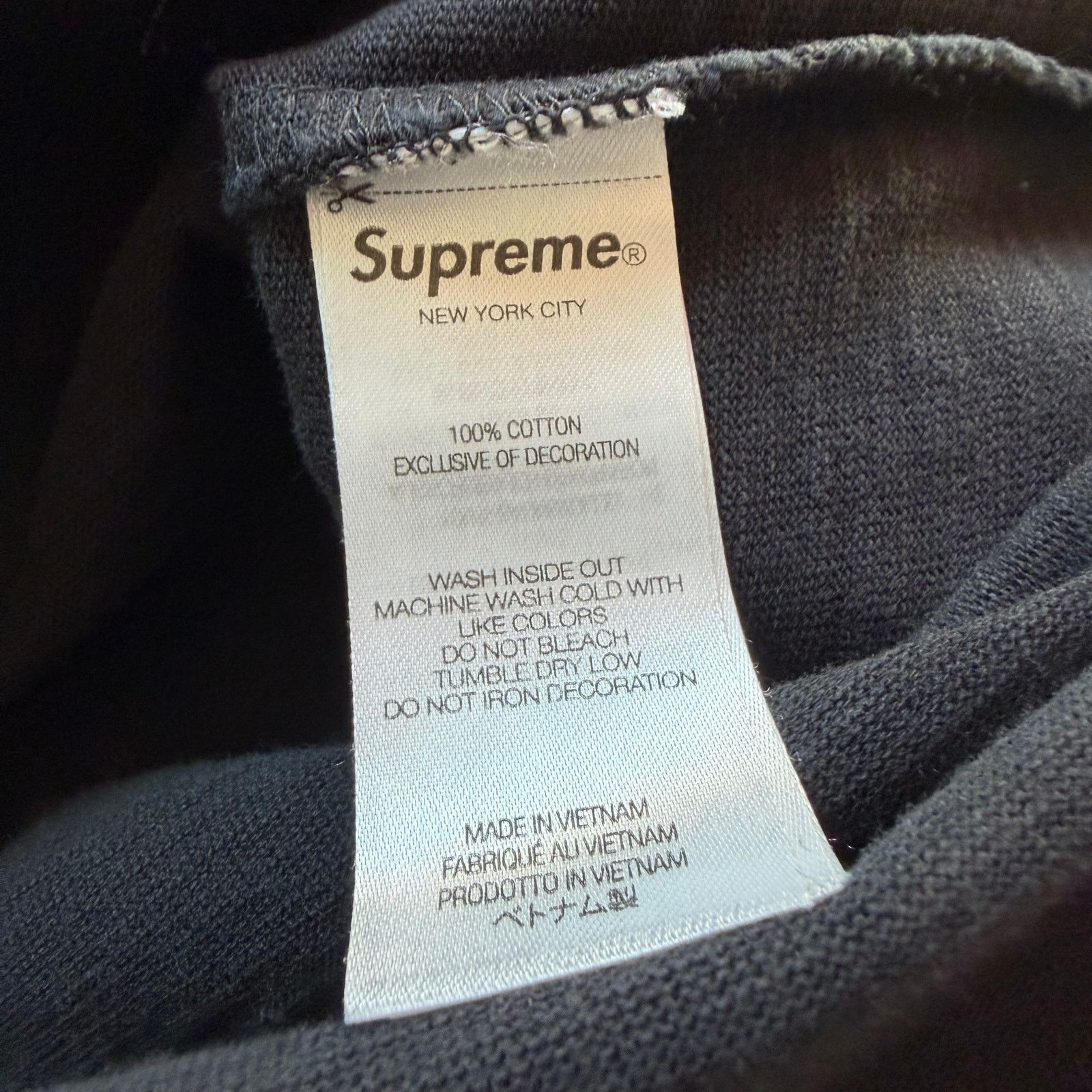 Supreme Supreme HELP Tee New Black Size US M / EU 48-50 / 2 - 5 Thumbnail