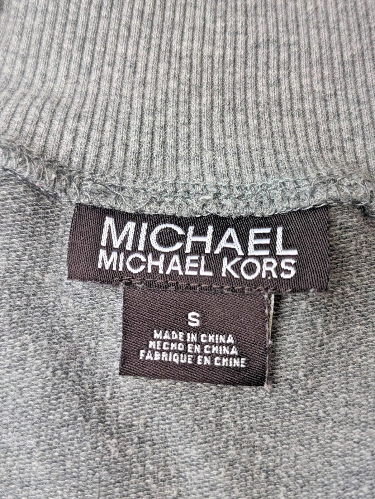 Michael Kors Michael Kors Men's Bomber Jacket SMALL - Grey Full Zip Size US S / EU 44-46 / 1 - 5 Thumbnail