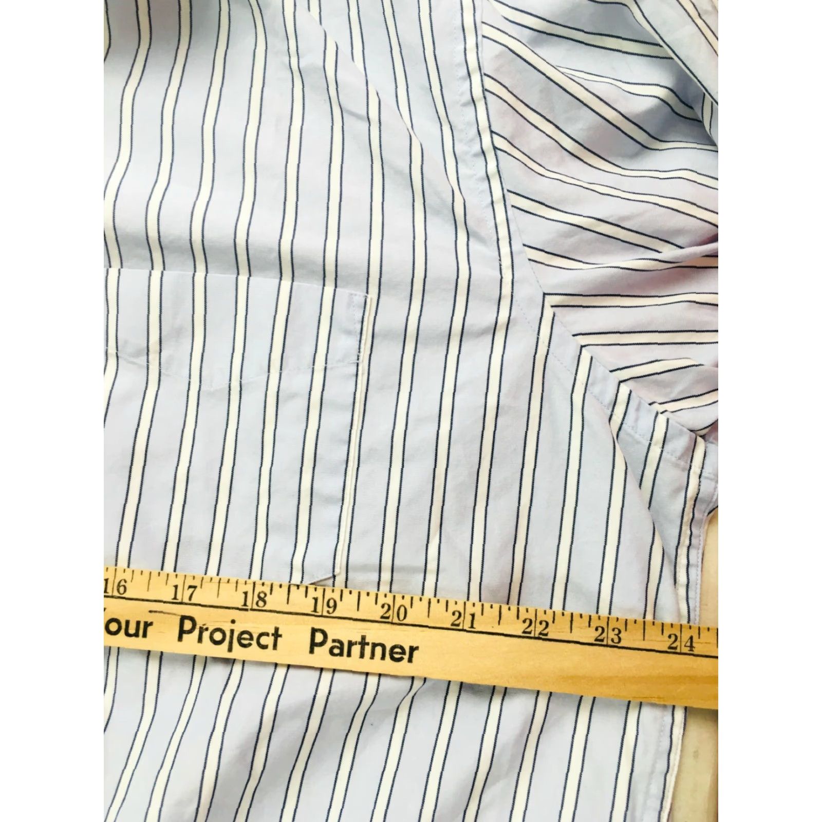 Gap Gap Shirt Men’s Size Large 16-16.5 Blue Classic Button Up Striped Long Sleeve Size US L / EU 52-54 / 3 - 4 Thumbnail