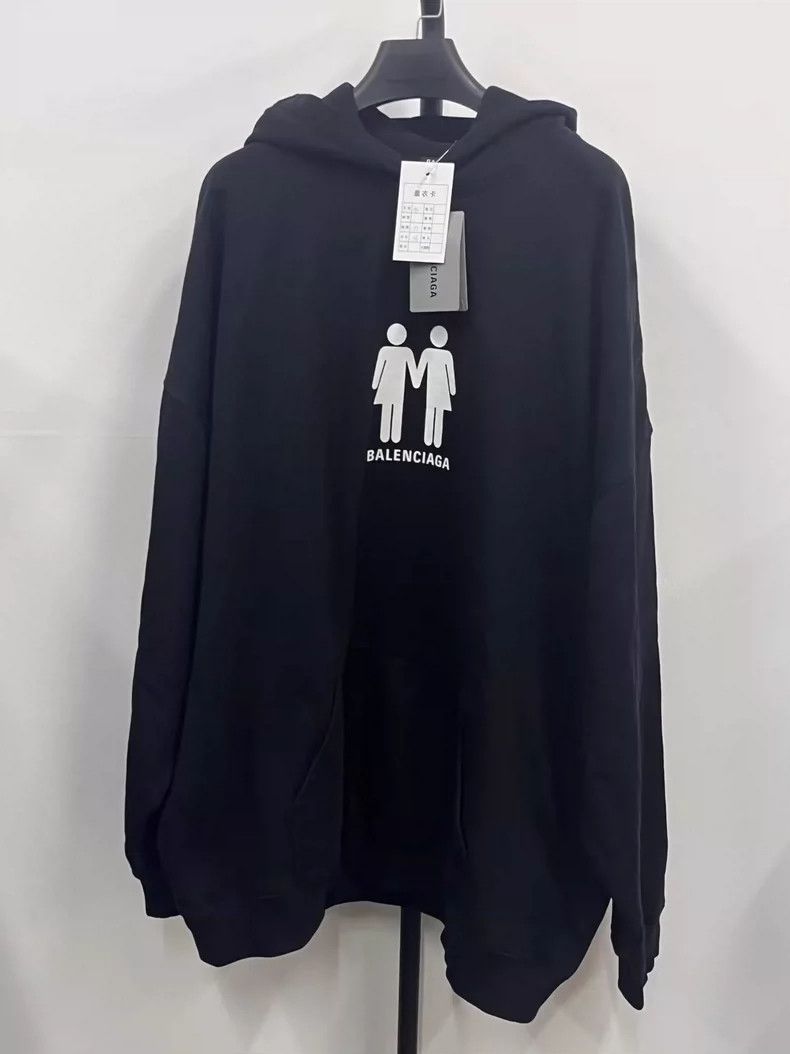 Balenciaga Balenciaga Double portrait multi-flag logo printed hooded Size US XS / EU 42 / 0 - 1 Thumbnail