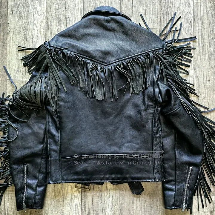 Schott Schott Diagonal zipper jacket leather jacket Size US S / EU 44-46 / 1 - 9 Thumbnail