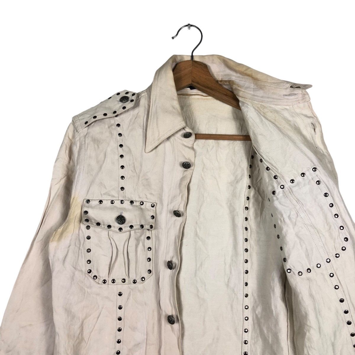 Japanese Brand 📌Vintage Shellac Western Design Cowboy Button Jacket Size US M / EU 48-50 / 2 - 13 Thumbnail