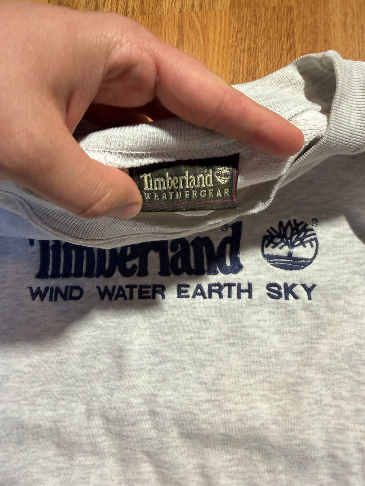 Timberland Vintage 90s Timberland Weathergear Embroidered Sweatshirt Size US S / EU 44-46 / 1 - 6 Thumbnail
