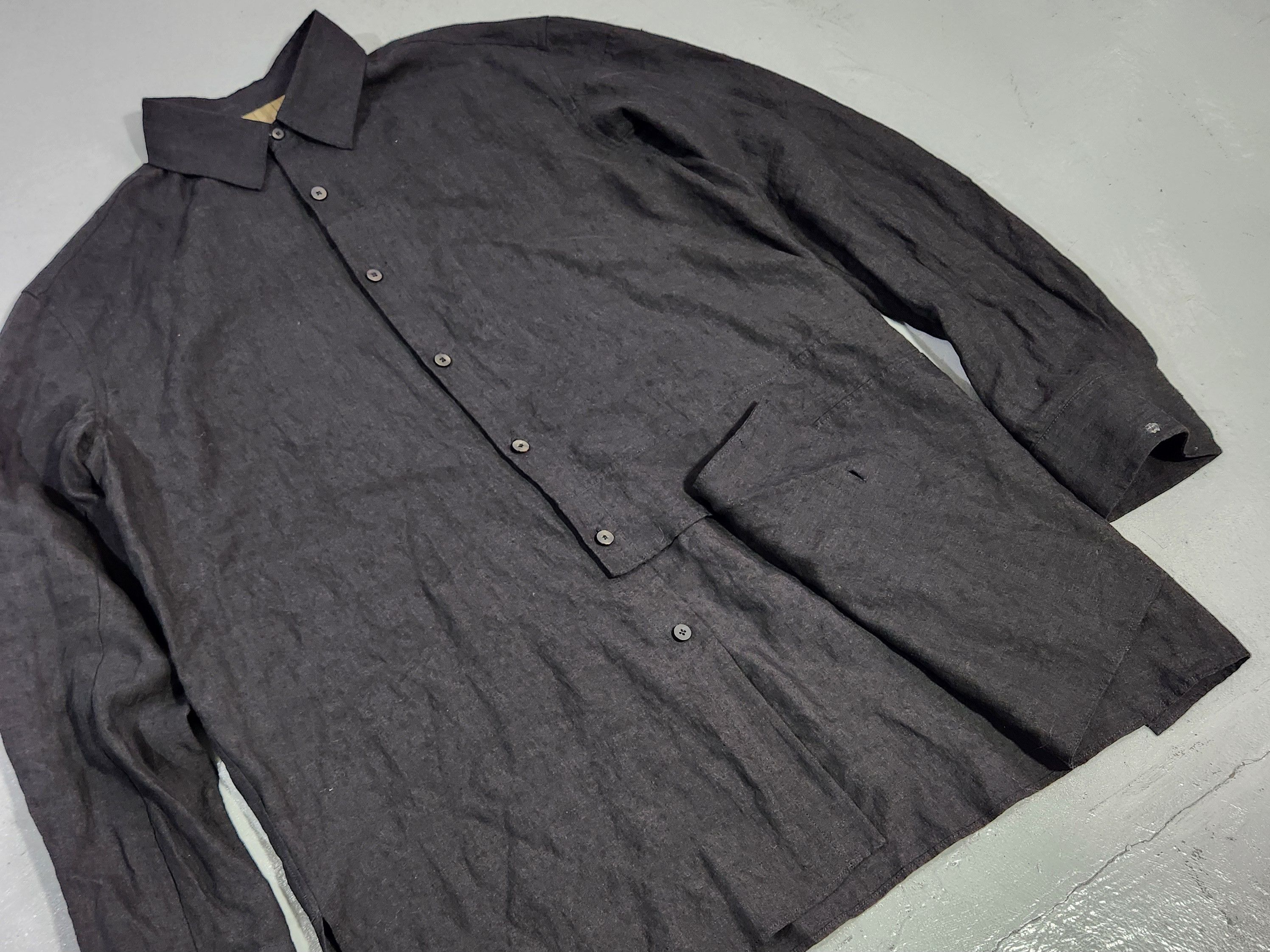 Ziggy Chen Ziggy Chen SS2022 Assemble patchworks cupro shirt Size US M / EU 48-50 / 2 - 7 Thumbnail