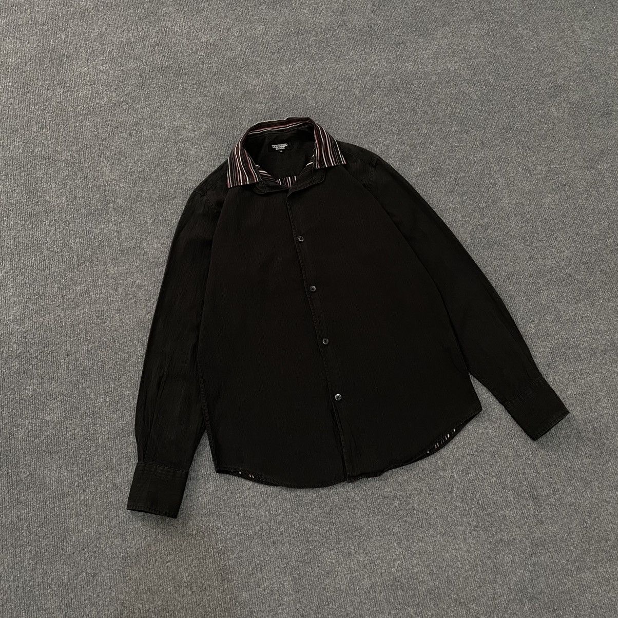 Tornado Mart Tornado Mart Button Up Black Shirt Size US M / EU 48-50 / 2 - 2 Thumbnail