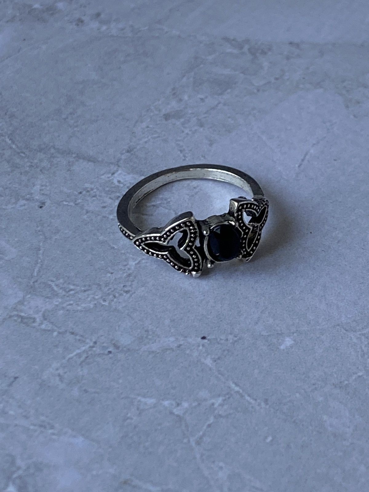 Japanese Brand × Jewelry × Vintage Vintage Ornate Drop Motif Ring - Retro Style Size ONE SIZE - 4 Thumbnail