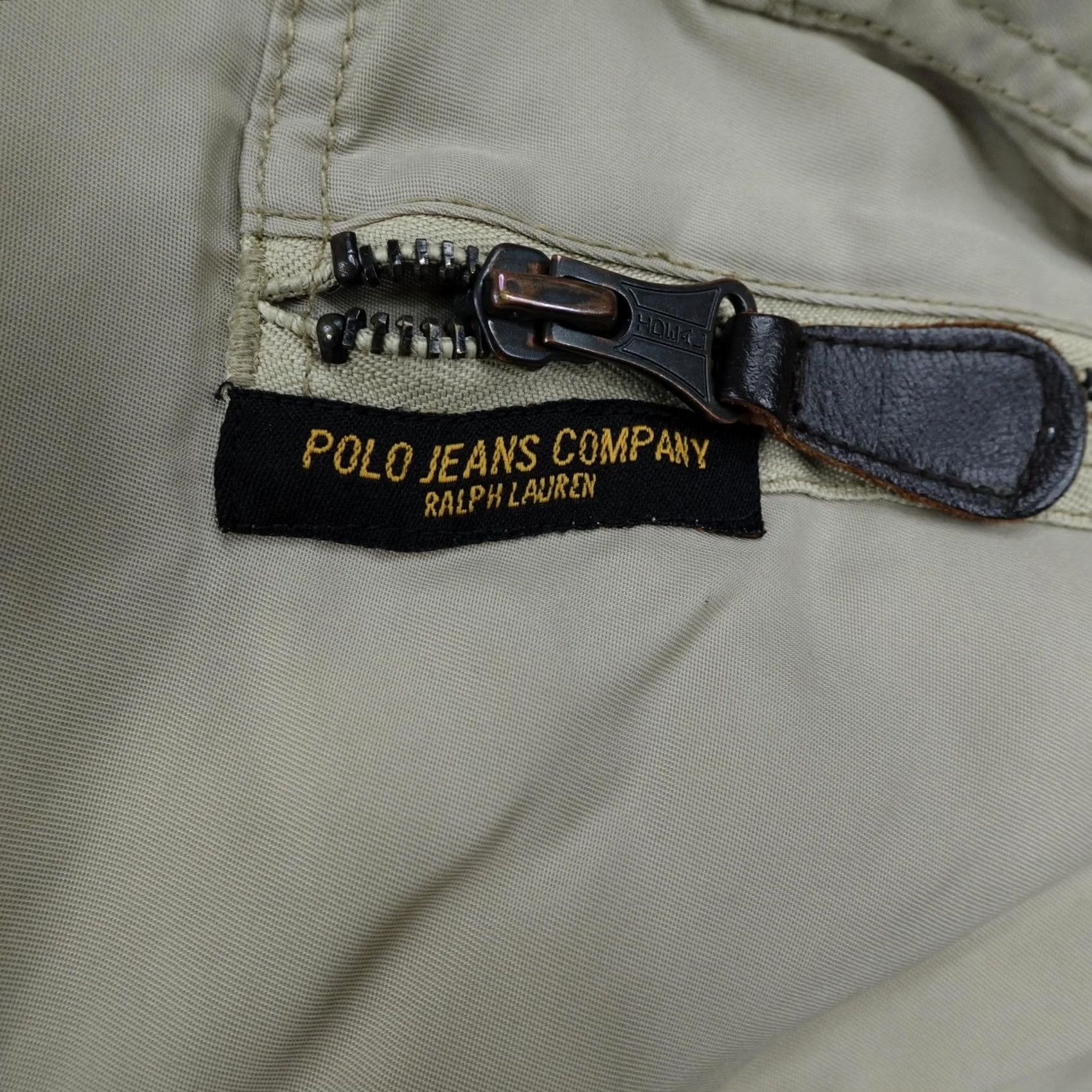 Ralph Lauren VINTAGE Ralph Lauren Jacket Bomber Fleece Lined Coat Large Military Polo Jeans Adult Mens Beige Outdoor Lined Insulated Casual Size US L / EU 52-54 / 3 - 6 Thumbnail