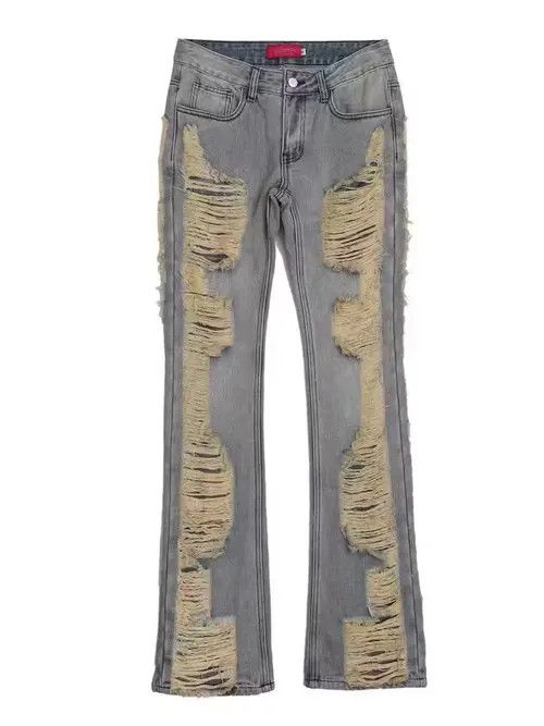 VIBE High street hand-worn whiskered bootcut jeans Size US 30 / EU 46 - 1 Thumbnail