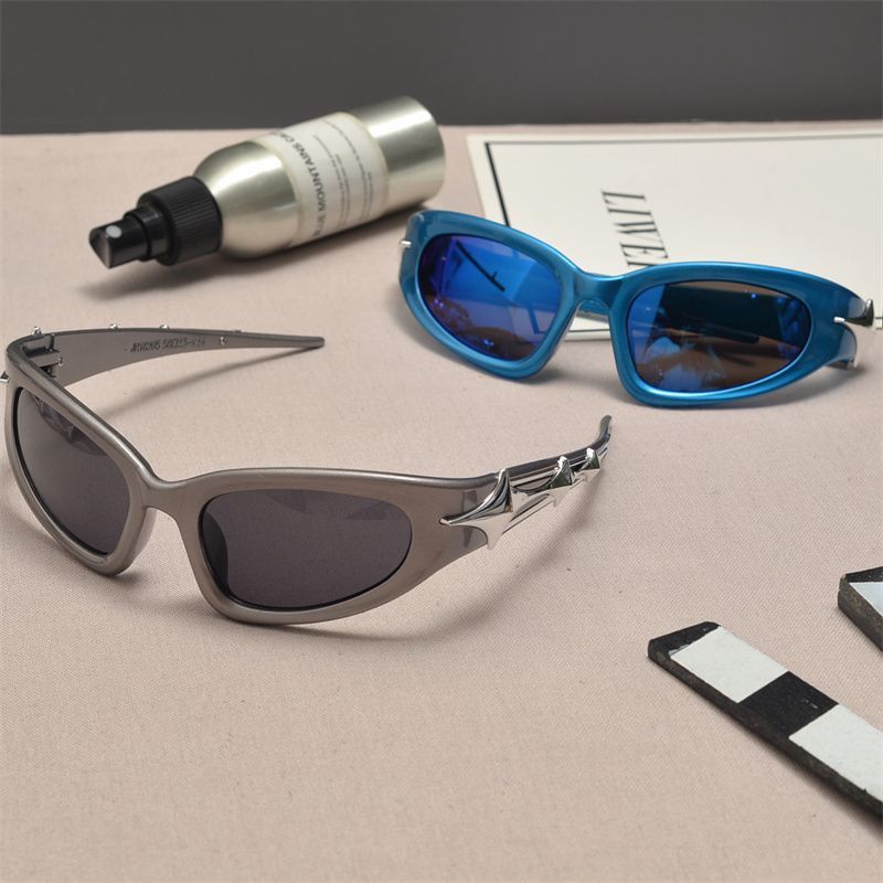 Electric Visual Vintage Street ins style custom avant-garde sunglasses Size ONE SIZE - 3 Thumbnail