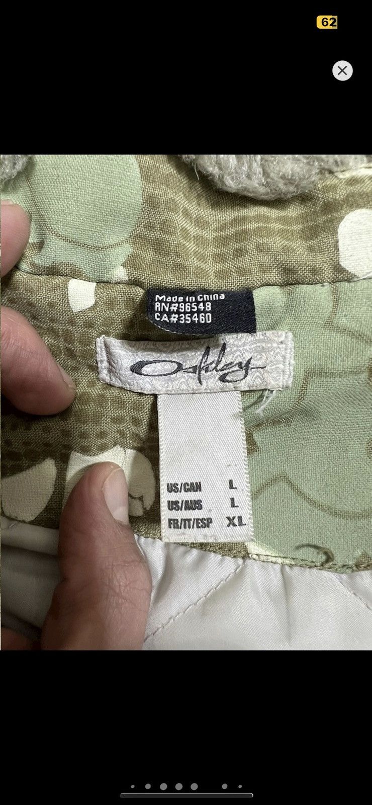 Oakley ***FINAL DROP***RARE OAKLEY BUCKLE PARKA JACKET L Size US L / EU 52-54 / 3 - 14 Thumbnail