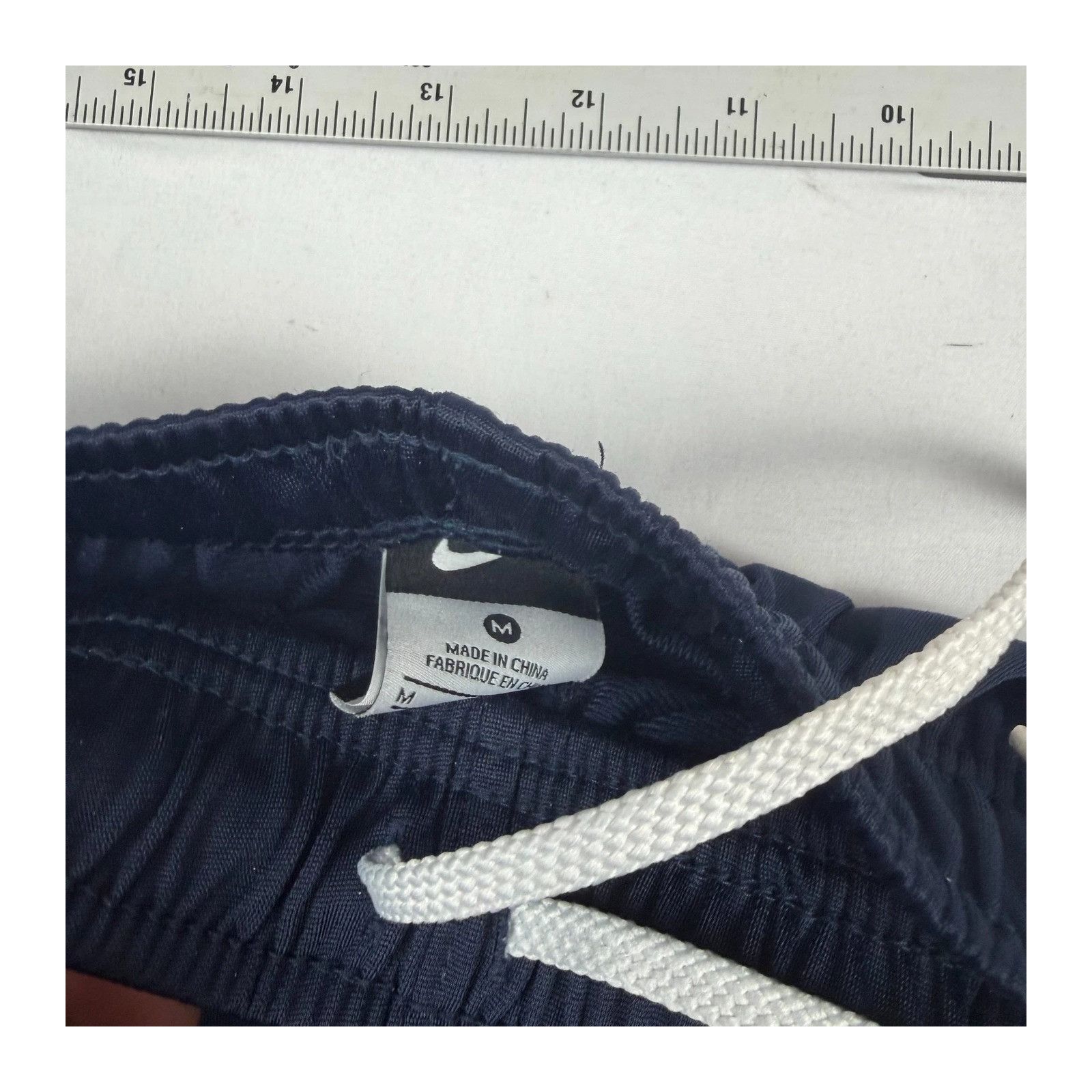 Nike Nike Men's M Navy Blue Track Pants White Stripe Dri-Fit Socc Size US 26 / EU 42 - 5 Thumbnail
