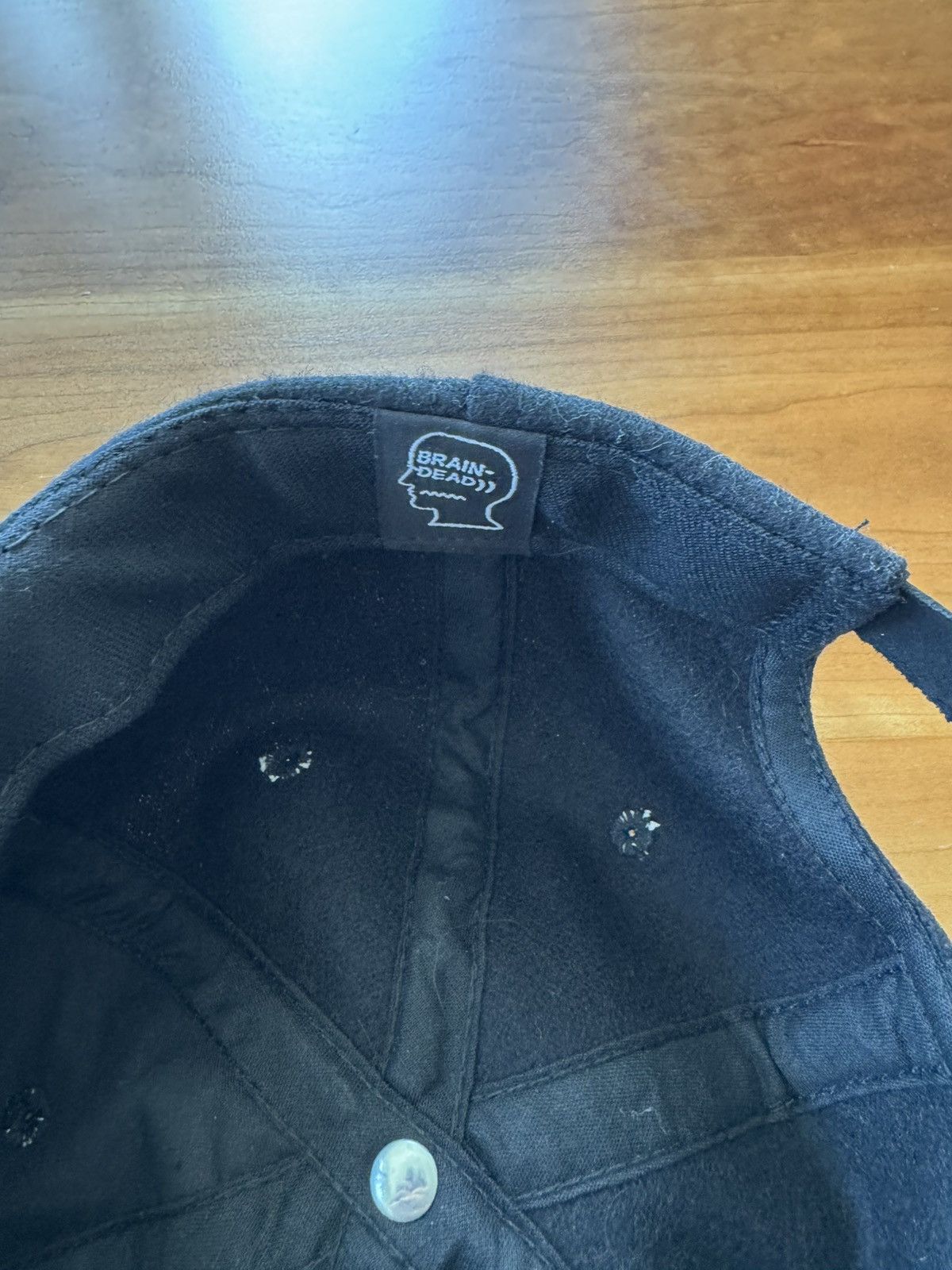 Brain Dead Brain Dead LA Hat in Black Wool Size ONE SIZE - 5 Thumbnail