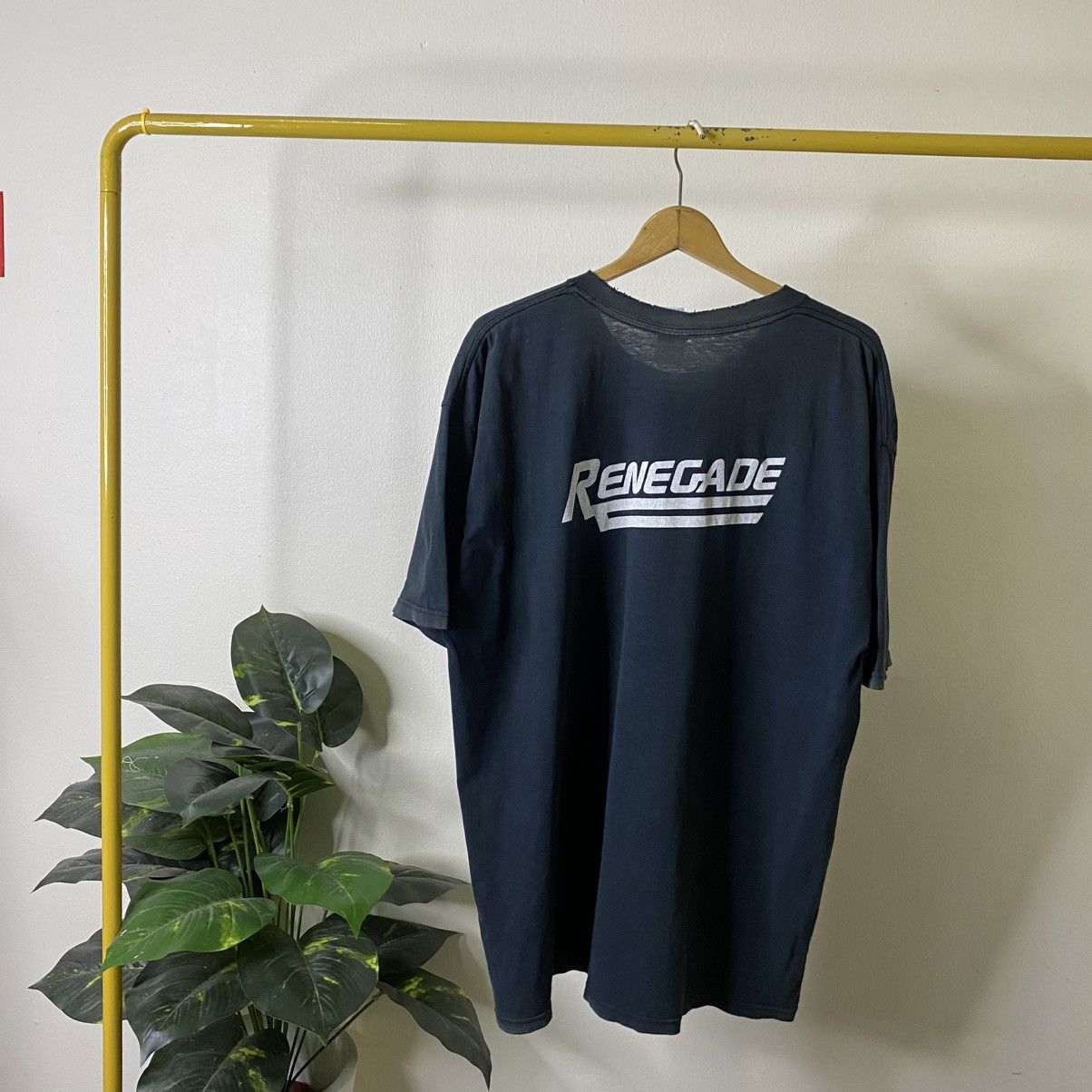 Vintage Vintage 2000s Renegade Faded Black T Shirt Size US XL / EU 56 / 4 - 1 Thumbnail