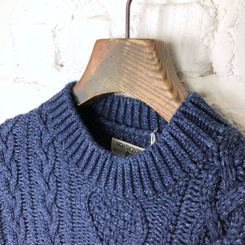 The Real McCoy's The Real McCoy Indigo Dyed Sweater + Indigo Dyed Beanie Size US M / EU 48-50 / 2 - 7 Thumbnail