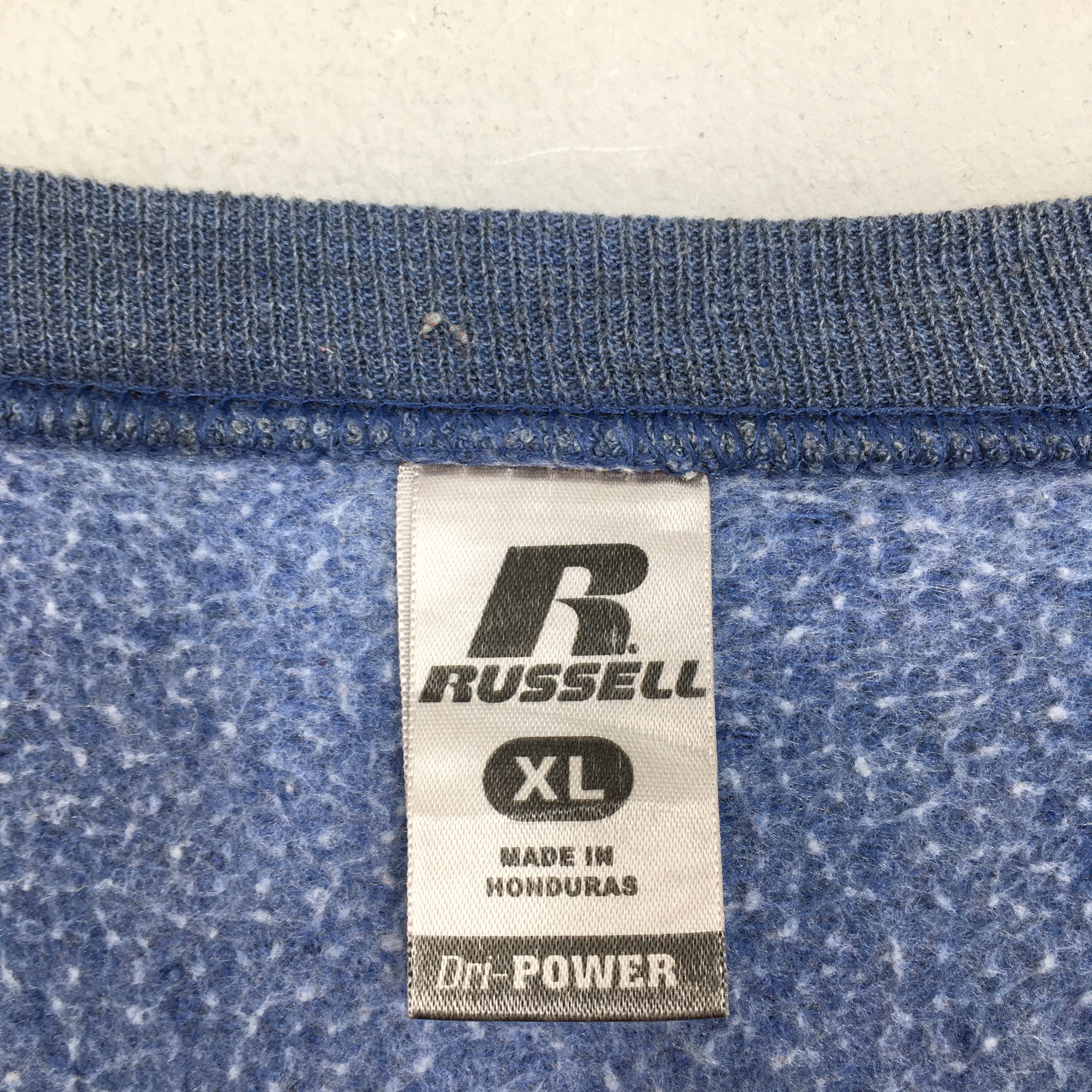 Kanye West × Russell Athletic Vintage Russell Athletic Plain Blue Sweatshirt XLarge Size US XL / EU 56 / 4 - 5 Thumbnail