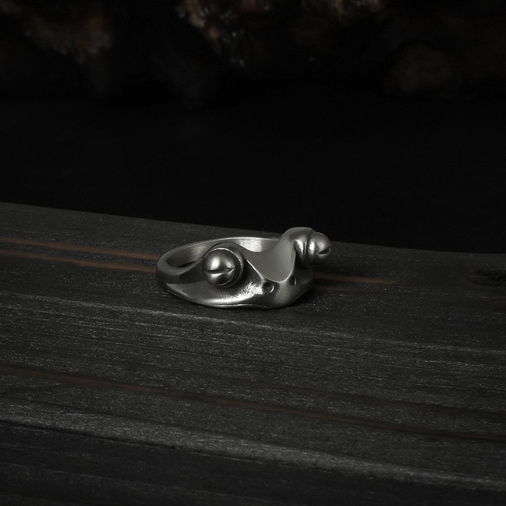 Handmade × Jewelry Creative Frog Ring Size ONE SIZE - 2 Thumbnail