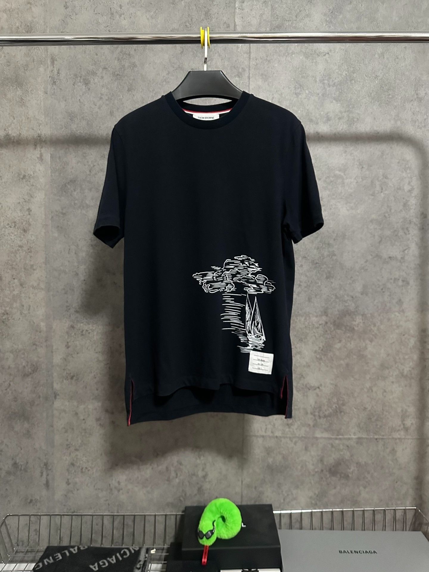 Thom Browne Thom Browne 2024 SS Sea Island Cotton Knit T-Shirt Size US M / EU 48-50 / 2 - 1 Thumbnail