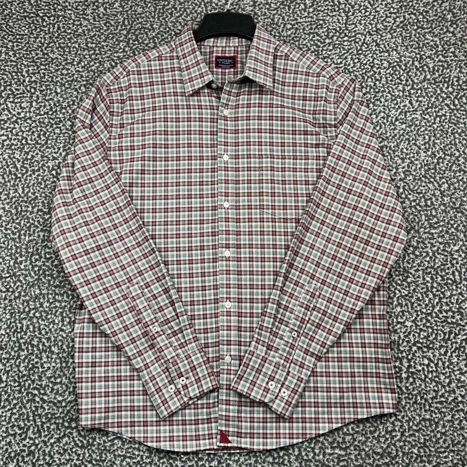 UNTUCKit UNTUCKit Dezzani Button Up Shirt Men XL Plaid Flannel Size US XL / EU 56 / 4 - 1 Thumbnail