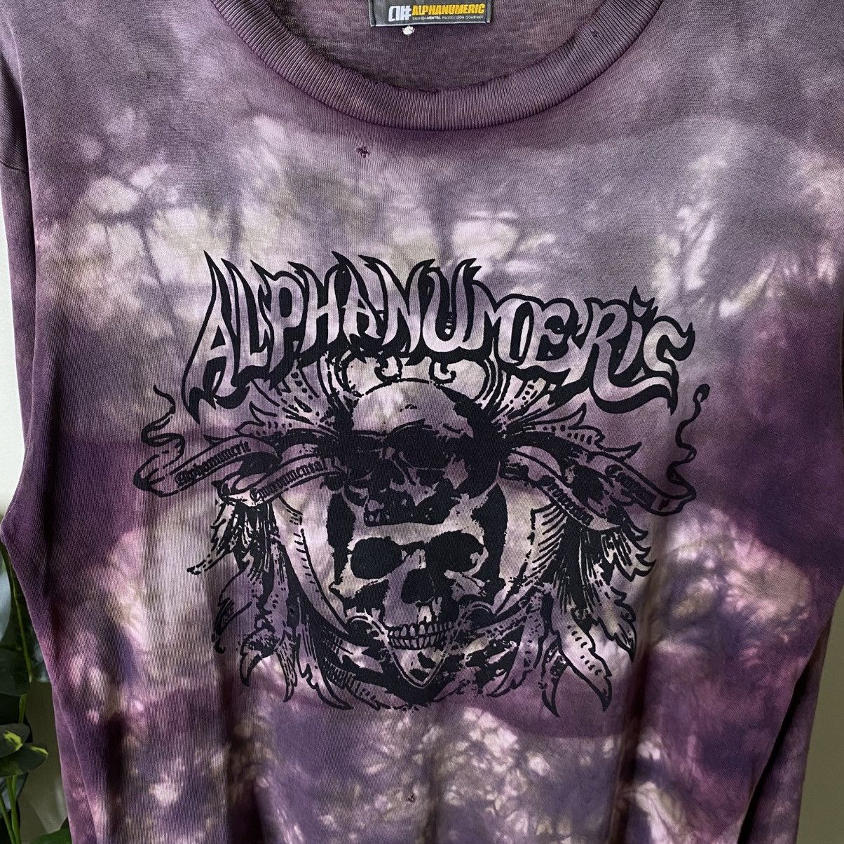 Alphanumeric 1990s Alphanumeric Skulls Affliction Cyber Gothic Punk LS Size US L / EU 52-54 / 3 - 2 Thumbnail