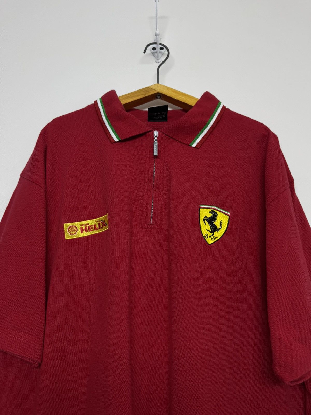 Ferrari Vintage Ferrari 90s Racing Polo Tee Motorsport F1 Rare Hype Size US XL / EU 56 / 4 - 3 Thumbnail