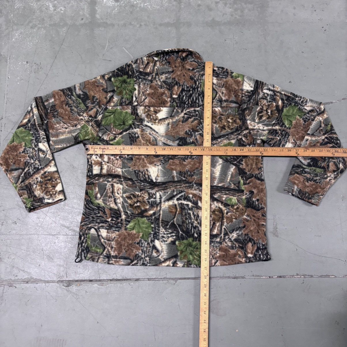 Realtree × Vintage Vintage 90s baggy fit Real Tree camo Fleece zip up Size US L / EU 52-54 / 3 - 4 Thumbnail