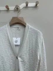 Hermes Hermes White Knit Cardigan. Size US M / EU 48-50 / 2 - 2 Thumbnail